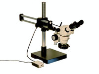 Mikroskop Arbeitsplatz Komplettlösung mit Mikroskopen, Stativen, Beleuchtung, Kugeltischen u.s.w.