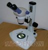 Stereo-Zoom Mikroskop mit Stativ und Licht